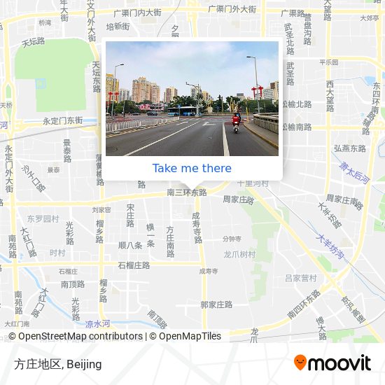 方庄地区 map