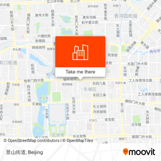 景山街道 map