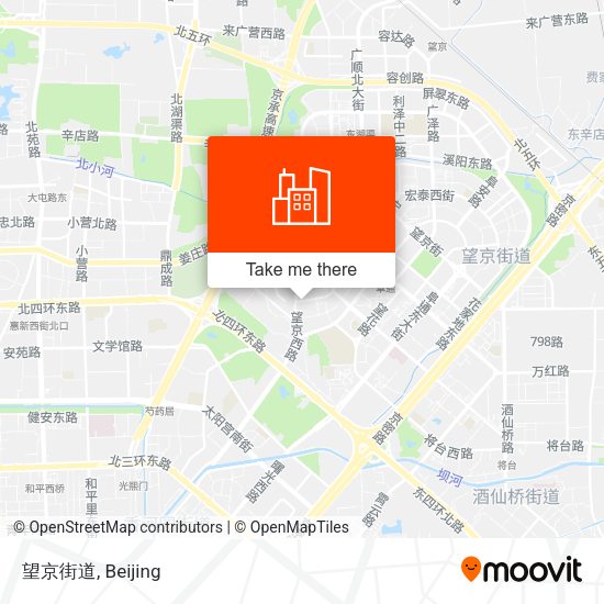 望京街道 map