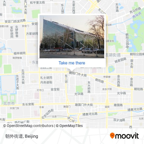 朝外街道 map