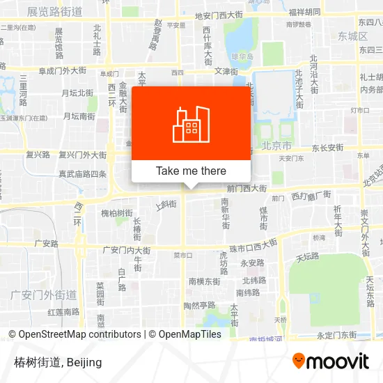 椿树街道 map