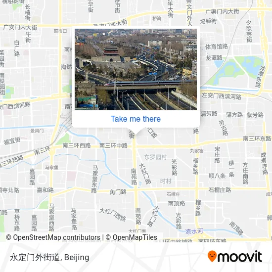 永定门外街道 map