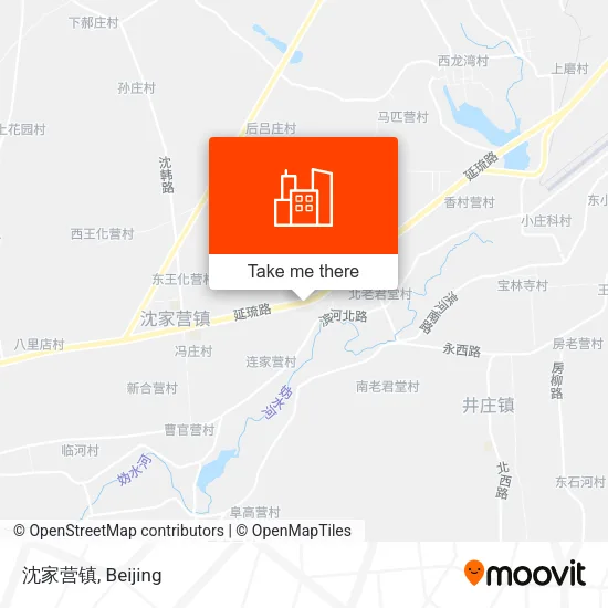 沈家营镇 map