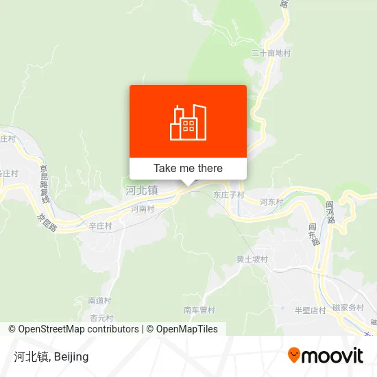 河北镇 map