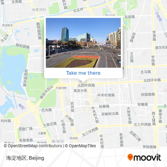 海淀地区 map