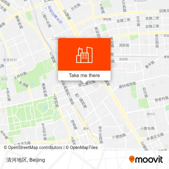 清河地区 map