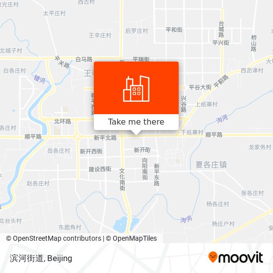 滨河街道 map