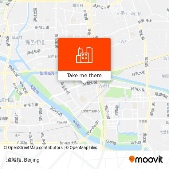潞城镇 map