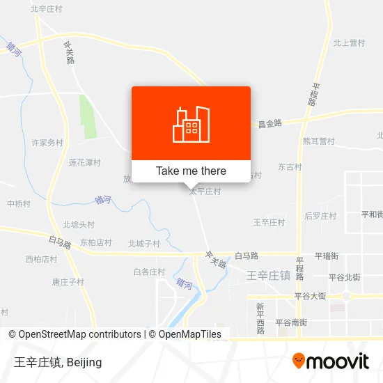 王辛庄镇 map