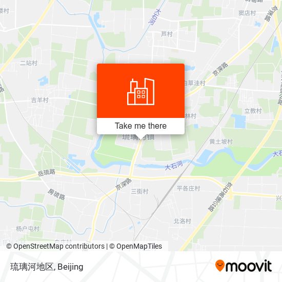 琉璃河地区 map
