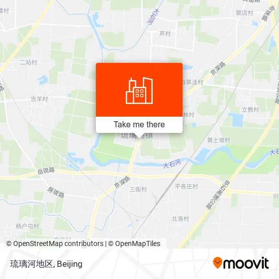琉璃河地区 map