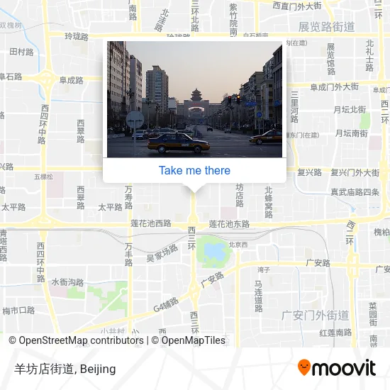 羊坊店街道 map