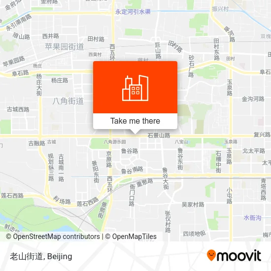老山街道 map