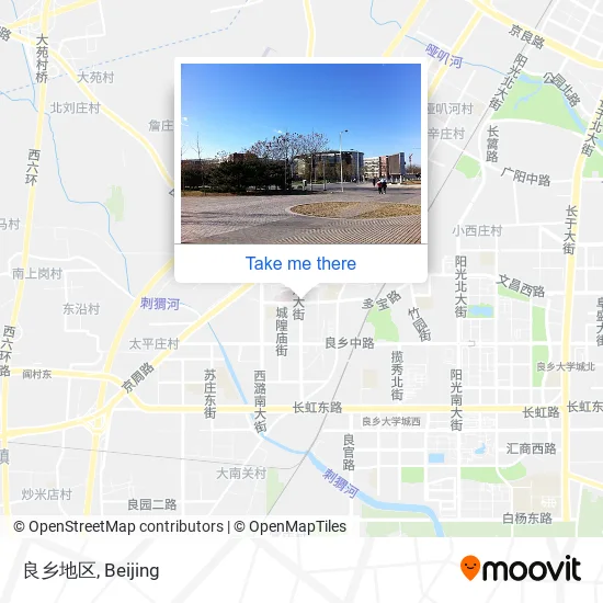 良乡地区 map