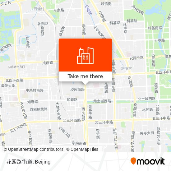 花园路街道 map