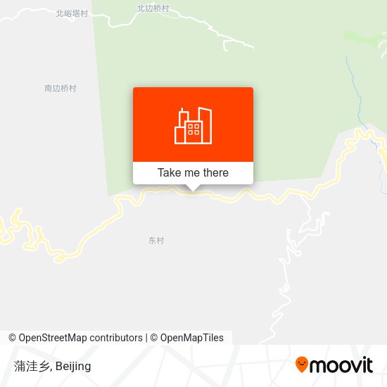 蒲洼乡 map