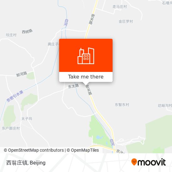 西翁庄镇 map