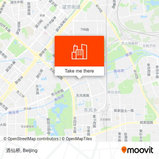 酒仙桥 map
