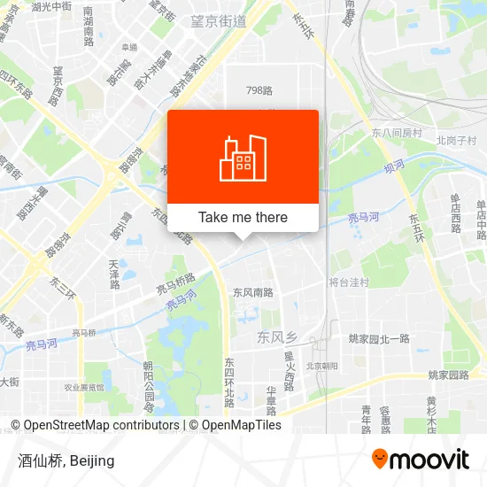 酒仙桥 map