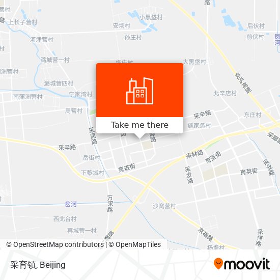采育镇 map