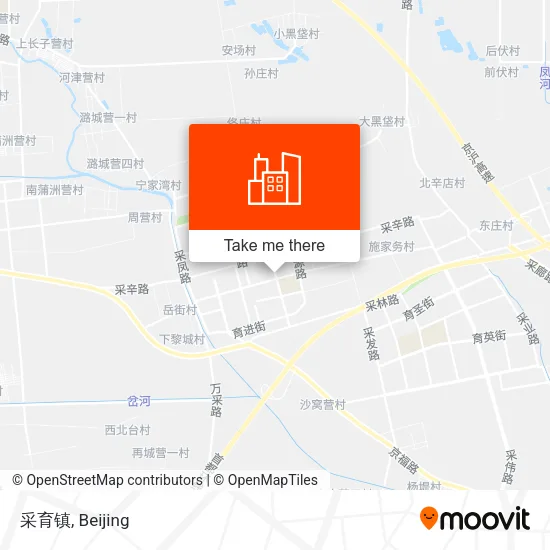 采育镇 map