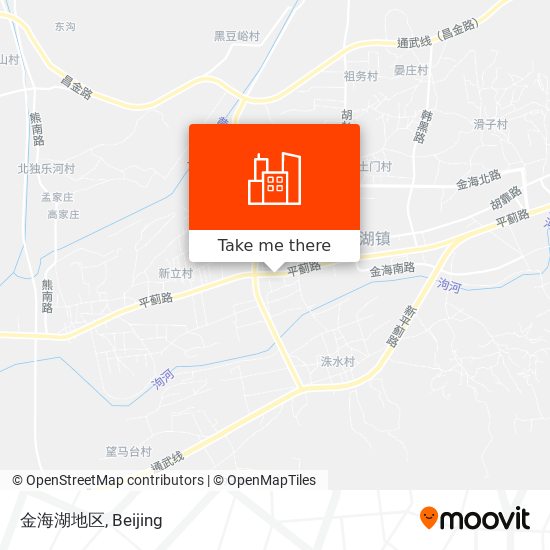 金海湖地区 map