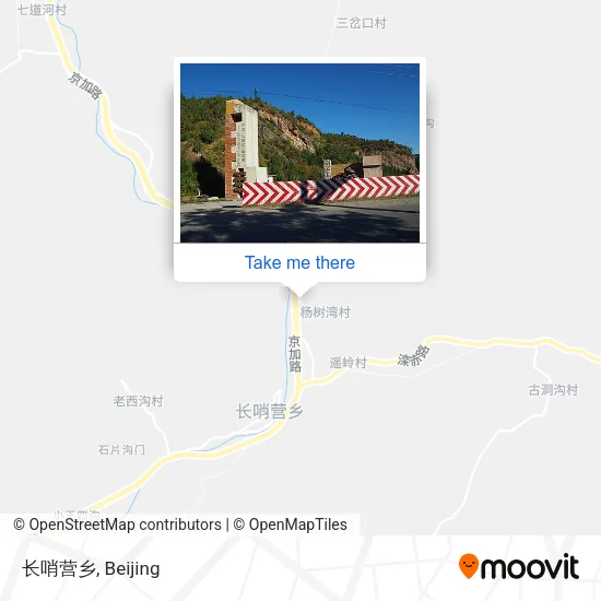 长哨营乡 map