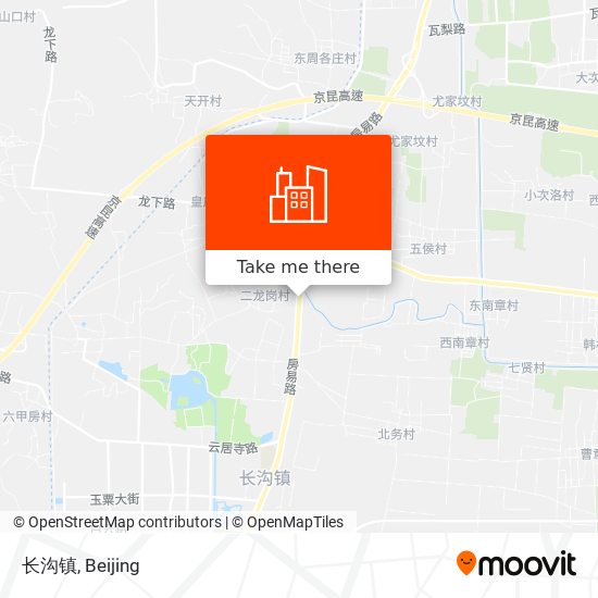 长沟镇 map