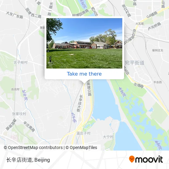 长辛店街道 map