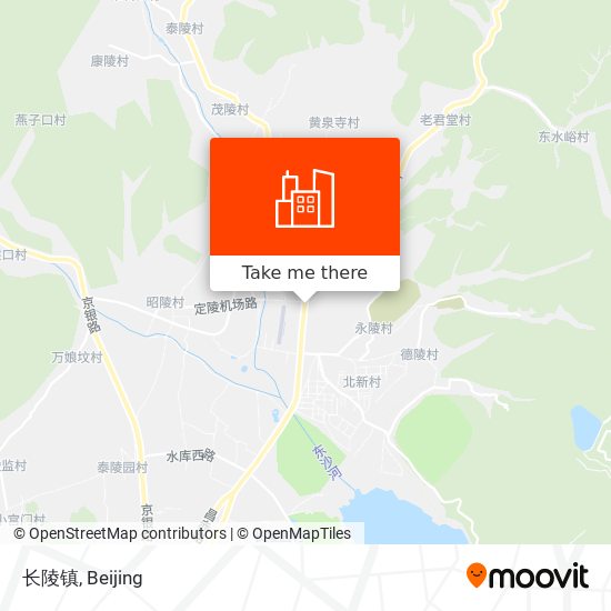长陵镇 map