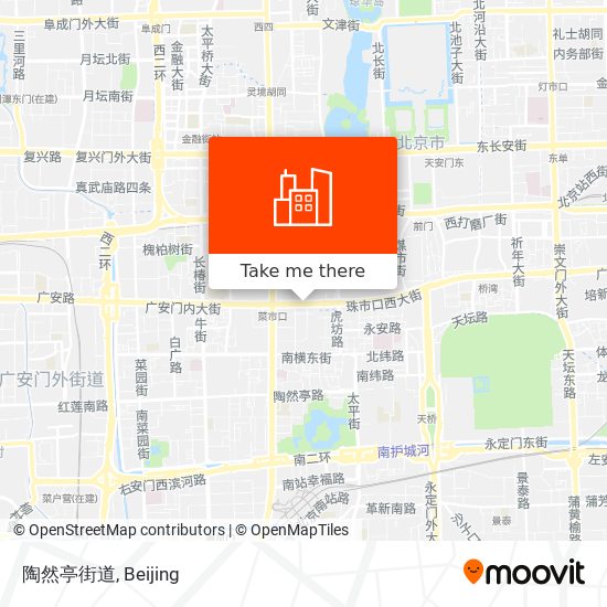 陶然亭街道 map