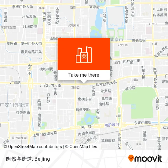 陶然亭街道 map