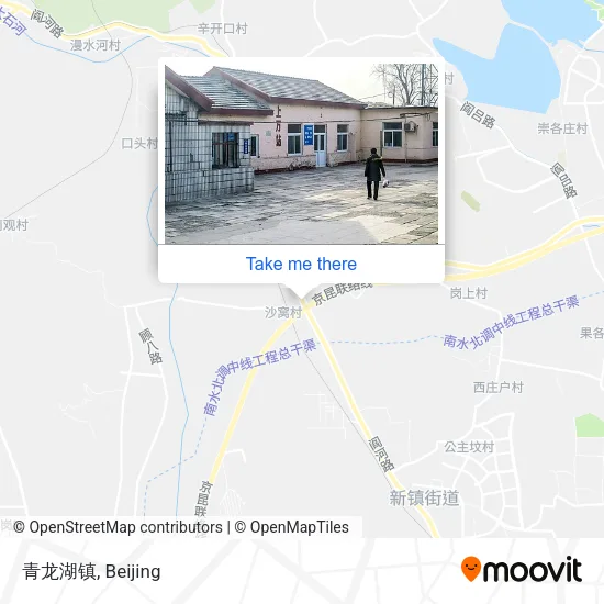 青龙湖镇 map