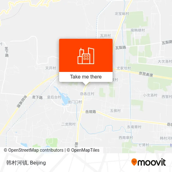 韩村河镇 map