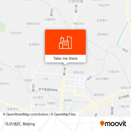马坊地区 map