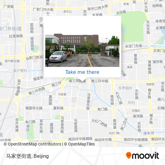 马家堡街道 map