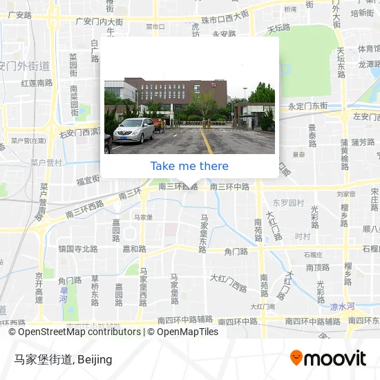 马家堡街道 map