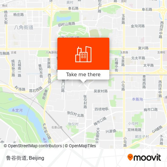 鲁谷街道 map