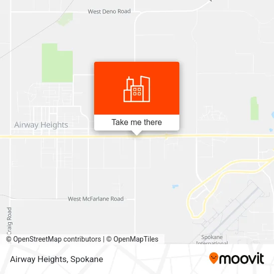 Airway Heights map
