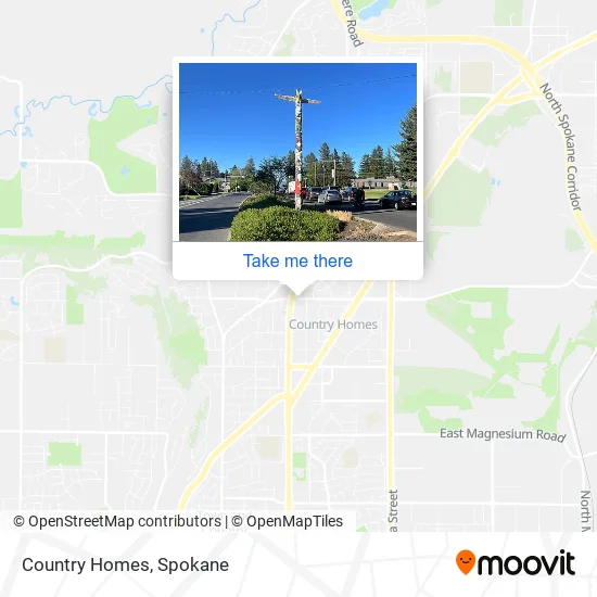 Country Homes map