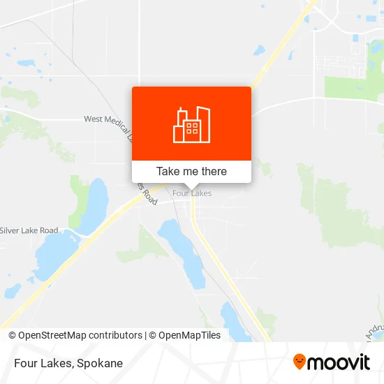 Four Lakes map