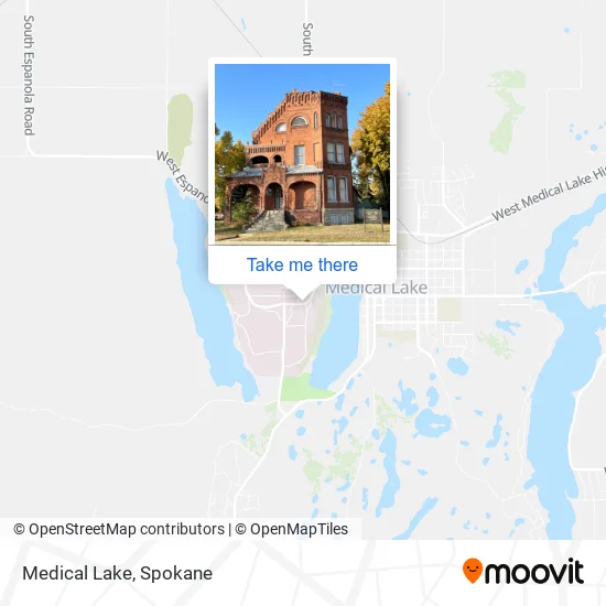 Medical Lake map