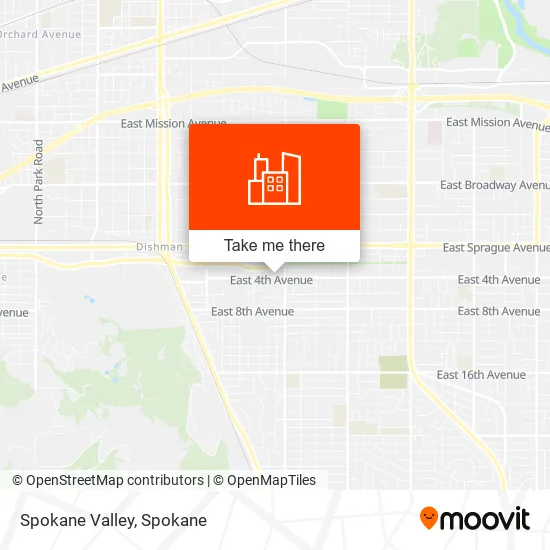 Spokane Valley map