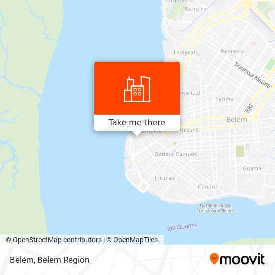 Belém map