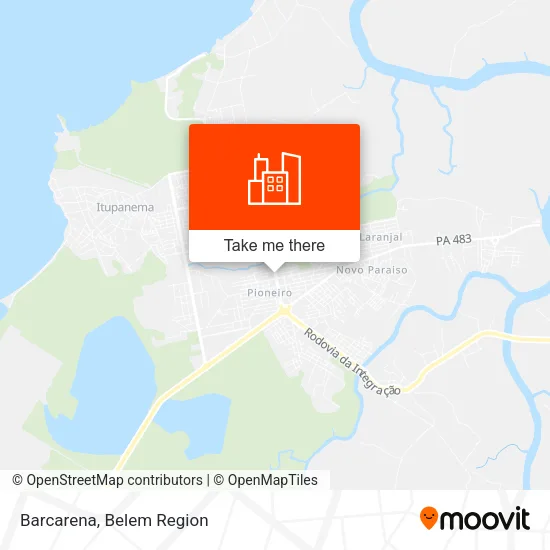 Barcarena map