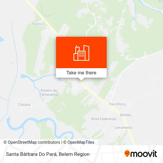 Santa Bárbara Do Pará map