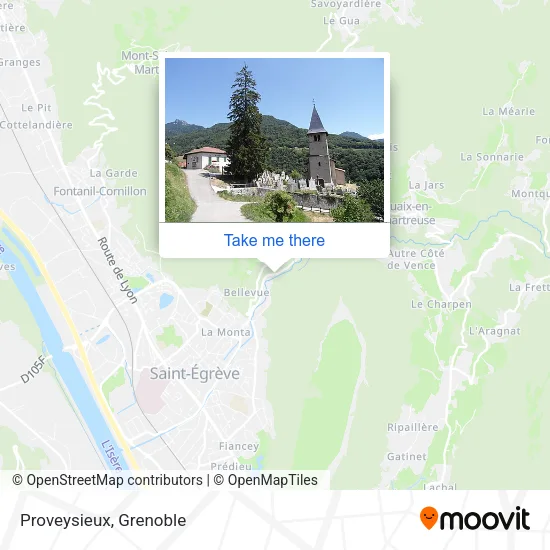 Proveysieux map