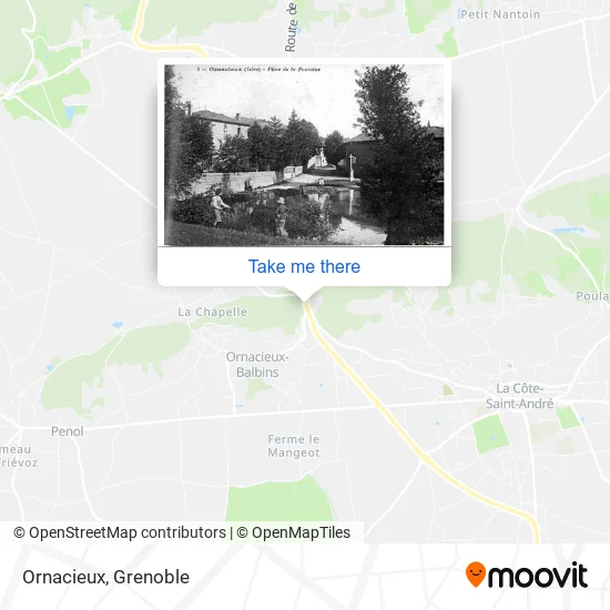 Ornacieux map