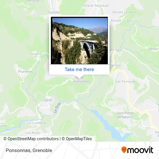 Ponsonnas map