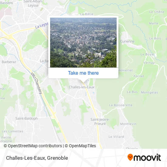 Challes-Les-Eaux map